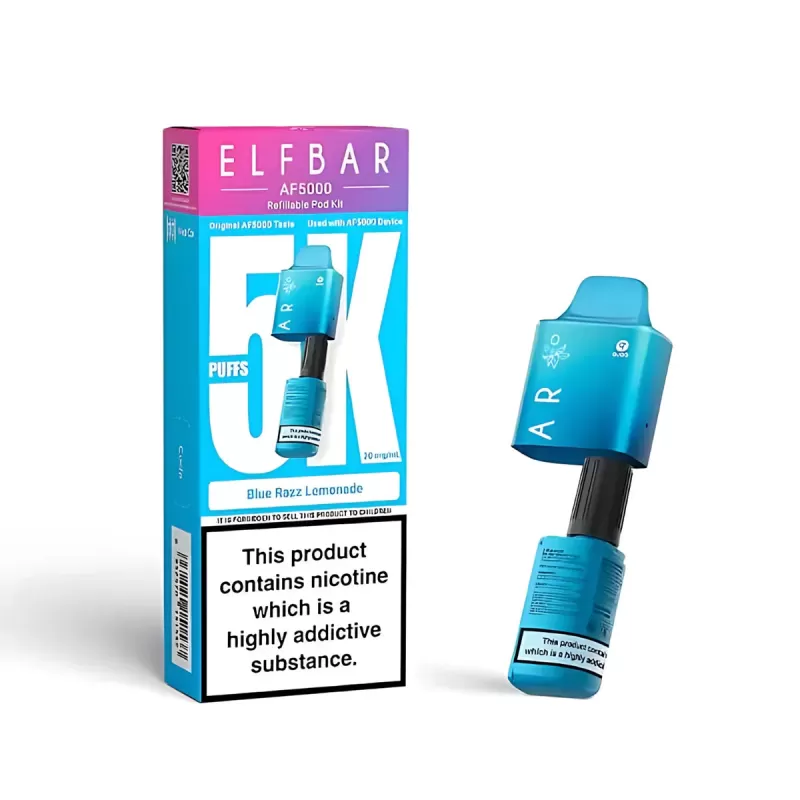 Elf Bar AF5000 Prefilled Pods - Strawberry Raspberry Cherry Ice - Image 2