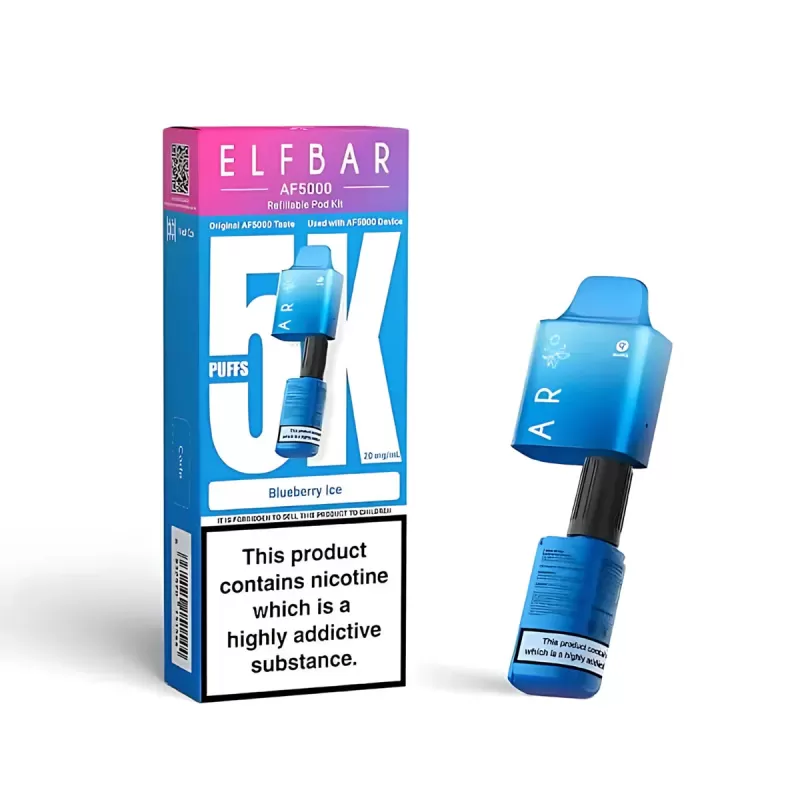 Elf Bar AF5000 Prefilled Pods - Strawberry Raspberry Cherry Ice - Image 3