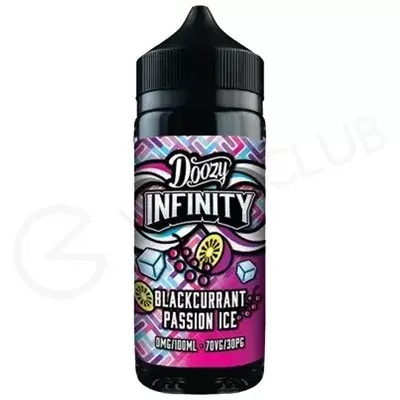 Blackcurrant Passion Ice Shortfill E-Liquid by Doozy Infinity 100ml
