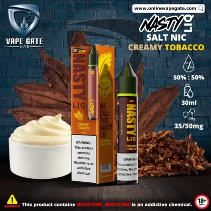 Creamy Tobacco - Nasty Liq 30ml - 35 mg / 30 ml