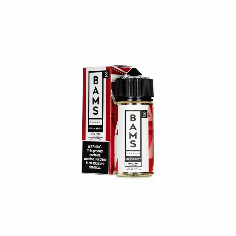 BAMS Cannoli – Strawberry Cannoli E-Liquid 100mL