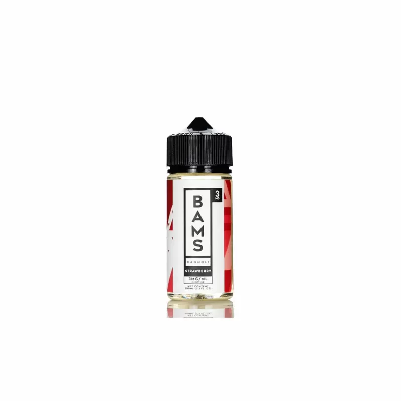 BAMS Cannoli – Strawberry Cannoli E-Liquid 100mL - Image 2