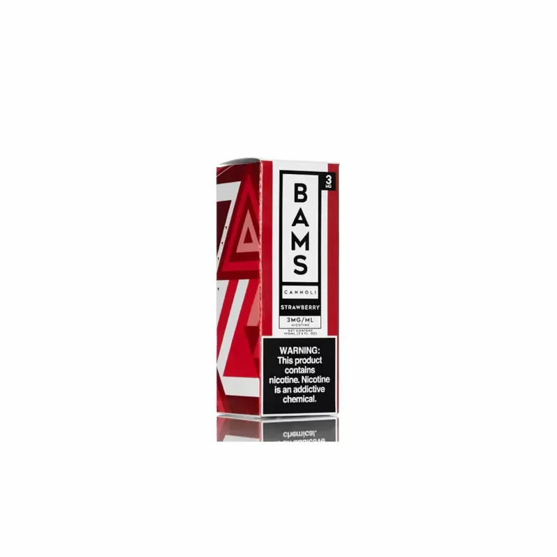 BAMS Cannoli – Strawberry Cannoli E-Liquid 100mL - Image 3