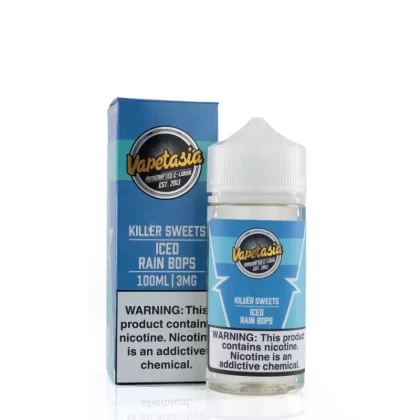 Vapetasia E-Liquid - ICED Rain Bops - 100ml - 6mg