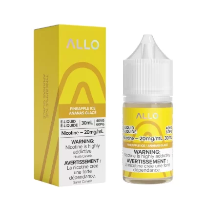 Allo E-Liquid Pineapple Ice - Vape Product, 20MG (ONT-TAX)