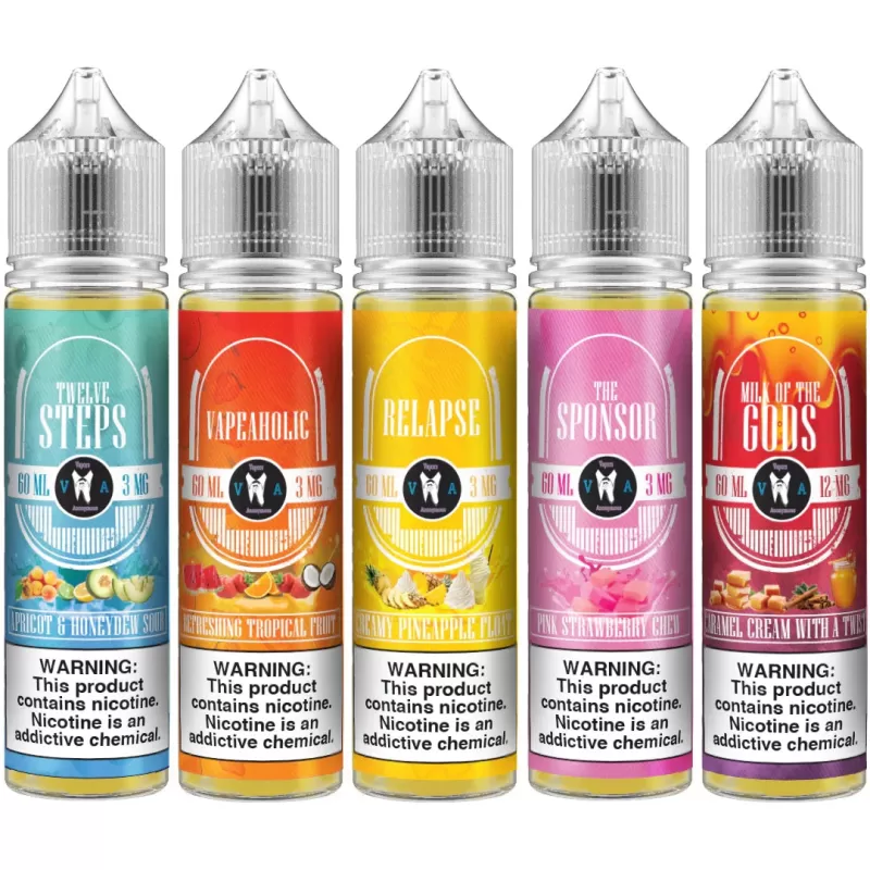 Vapors Anonymous 5 Bottle Bundle - Vape Product, Vape Product