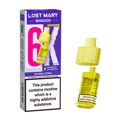 Double Apple Lost Mary BM6000 Refill Pack - Ecigwizard