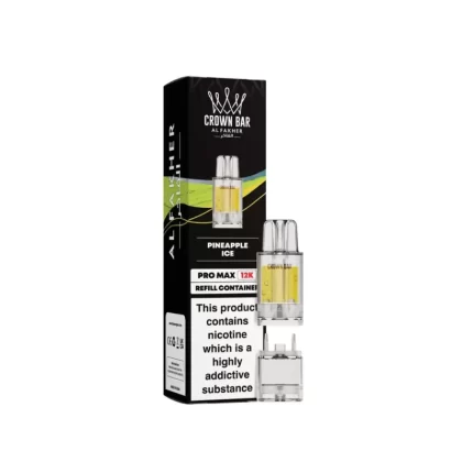 Al Fakher Crown Bar Pro Max 12K Prefilled Pods - Pineapple Ice