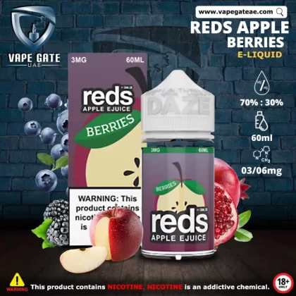 7 DAZE - RED'S APPLE - BERRIES - 3 mg - 100ml