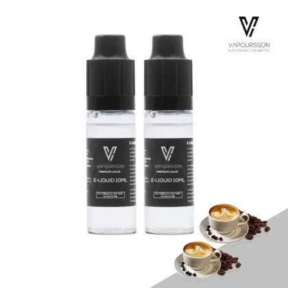 Vapoursson e-Liquid – Cappuccino 0mg 10ml Bottle x 2 Pack | Cigee