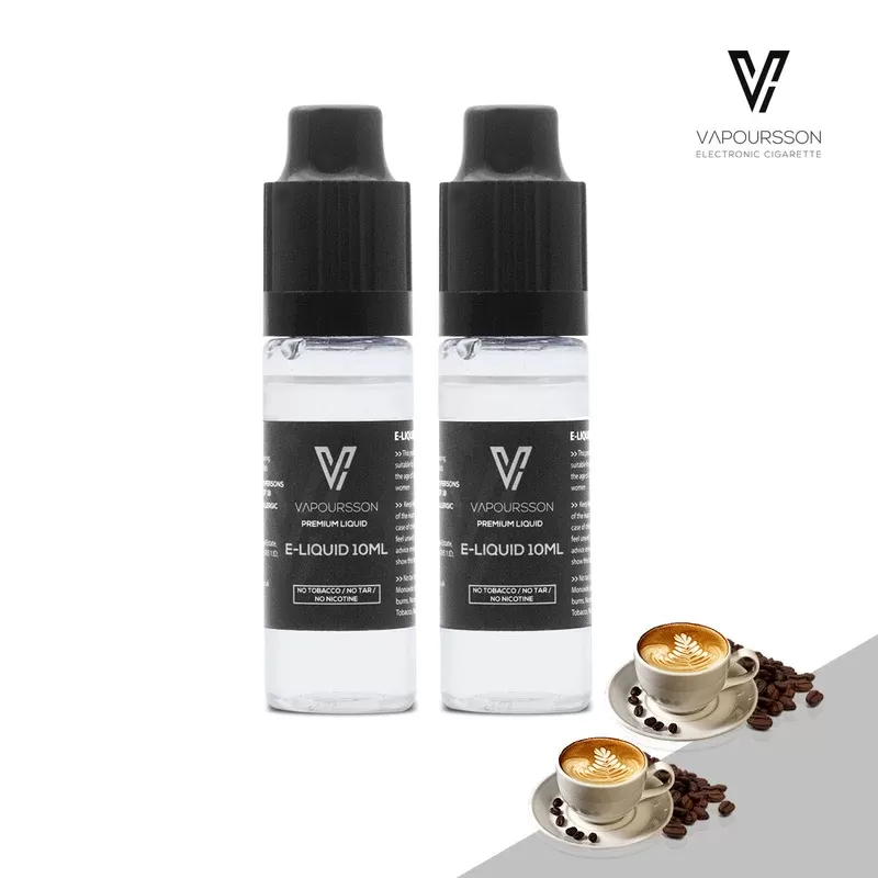 Vapoursson e-Liquid – Cappuccino 0mg 10ml Bottle x 2 Pack | Cigee