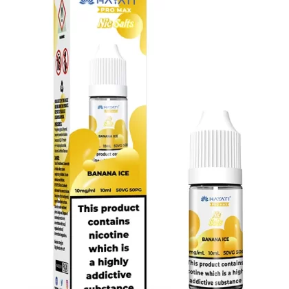 Hayati Pro Max Banana Ice Nic Salt E Liquid 10ml - 10mg