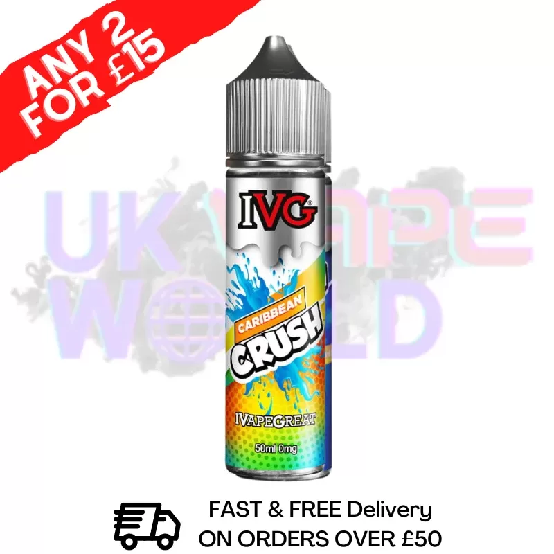 Carribean Crush IVG Shortfill Juice 50ML Eliquid – CLASSICS RANGE