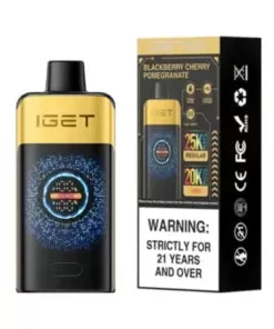 IGET Falcon Disposable Vape (25,000 Puffs) - Black Forest / 50mg - Image 2