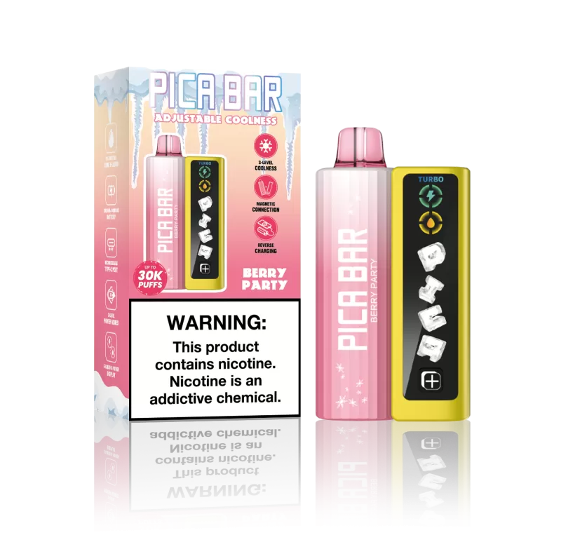 Assembled in USA | PICA BAR "TUNING" 30K Disposable KIT - 30,000 Puffs - Berry Party - Image 2