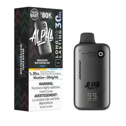 Flavour Beast Alpha 80K Disposable Vape – Weekend Watermelon Iced
