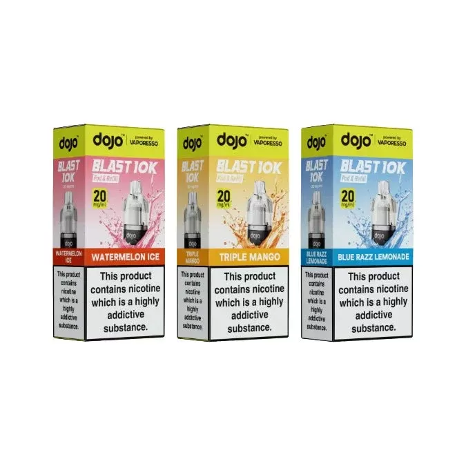 Vaporesso – Dojo Blast 10k Prefilled Pods 20mg