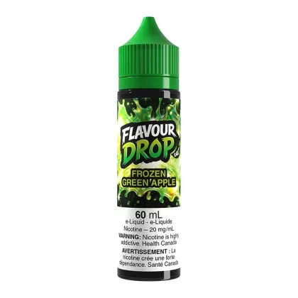 Flavour Drop Salt Nic E-Liquid – Frozen Green Apple 60ml