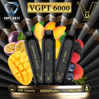 VGPT DISPOSABLE VAPE (6000 Puffs) - 20 mg / Watermelon Cherry