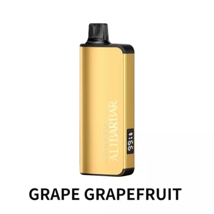 ALIBARBAR INGOT 9000 PUFFS – Grape Grapefruit - Ozvapeone (84E75F)