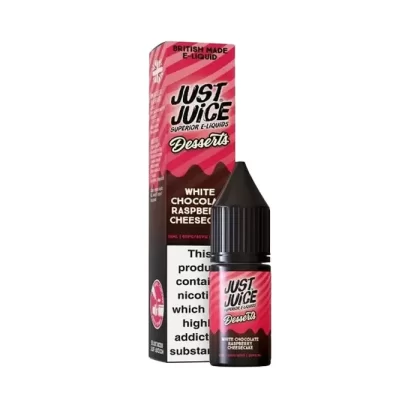 White Chocolate Raspberry Cheesecake Nic Salt E-Liquid by Just Juice Desserts - Ukecigstore