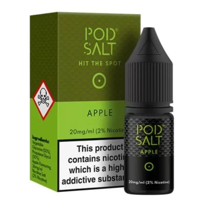 Apple Nic Salt E-Liquid by Pod Salt (10ml)