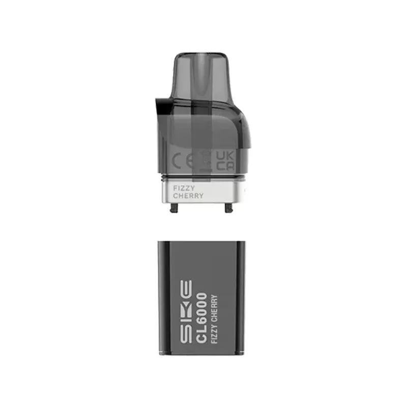 SKE Crystal CL6000 Fizzy Cherry Pod and Container - Nicotine Strength#20mg (1341D3)