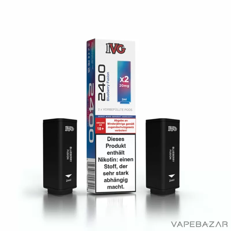 IVG 2400 – 4 Pod System – Prefilled Pods (2 Stk.) – Blueberry Fusion - Image 3
