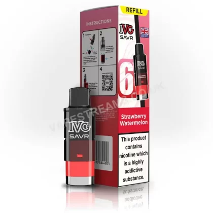 IVG SAVR Strawberry Watermelon Prefilled Pod - Vapestreams Co