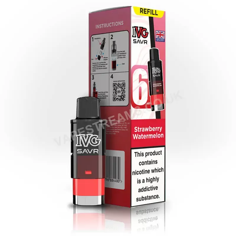 IVG SAVR Strawberry Watermelon Prefilled Pod - Vapestreams Co