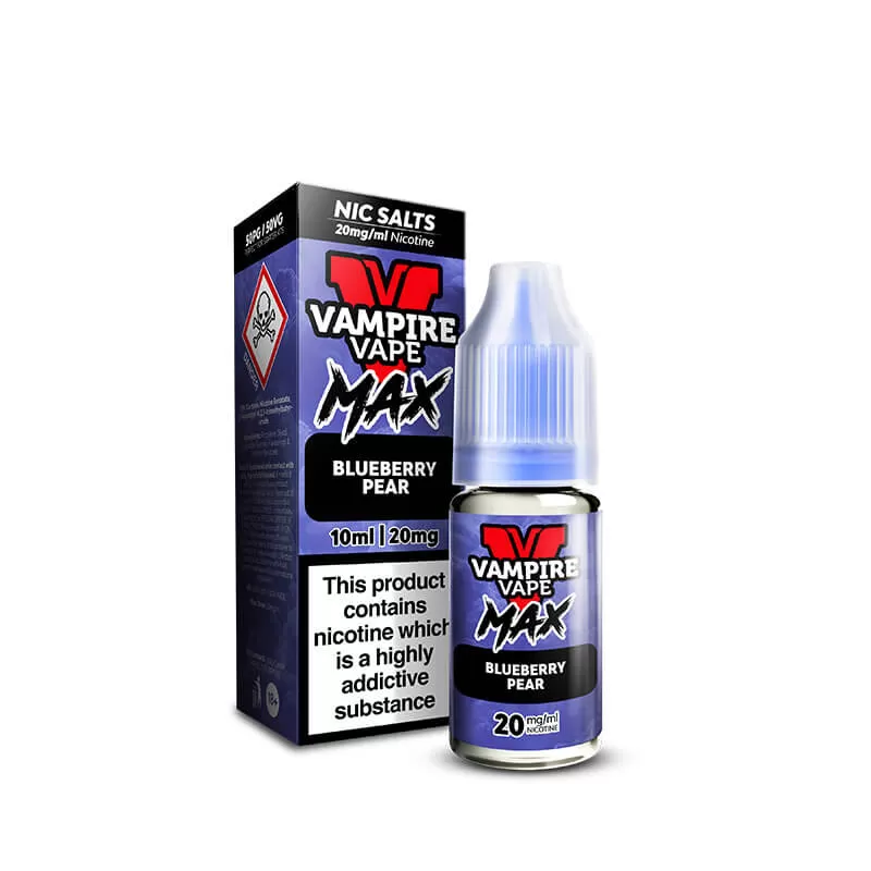 Vampire Vape MAX Blueberry Pear Nic Salt E-Liquid 10ml - 20mg