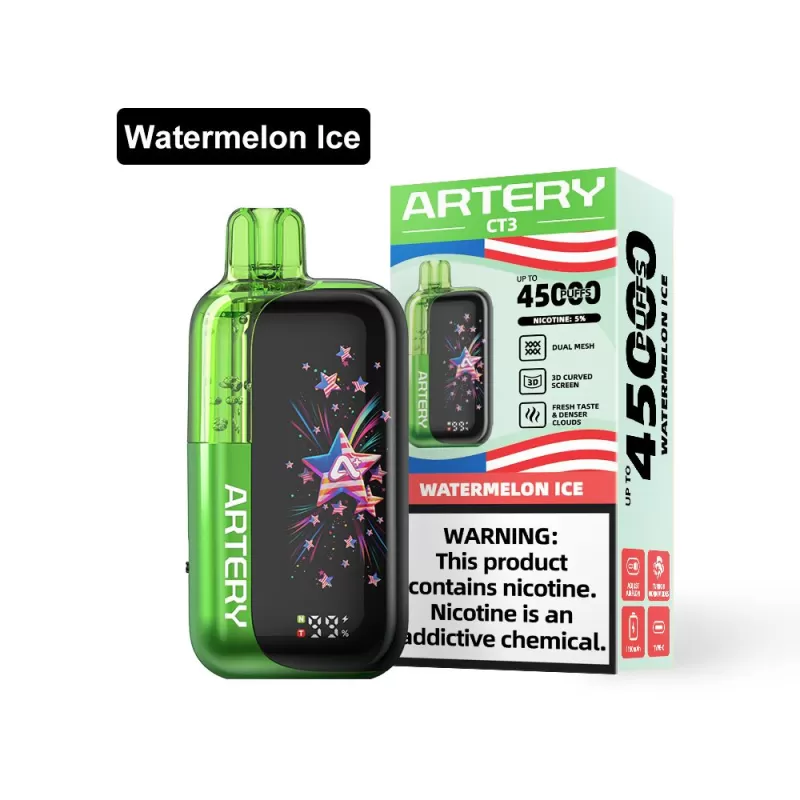Artery CT3 45K Rechargeable Disposable Vape (45,000 Puffs)