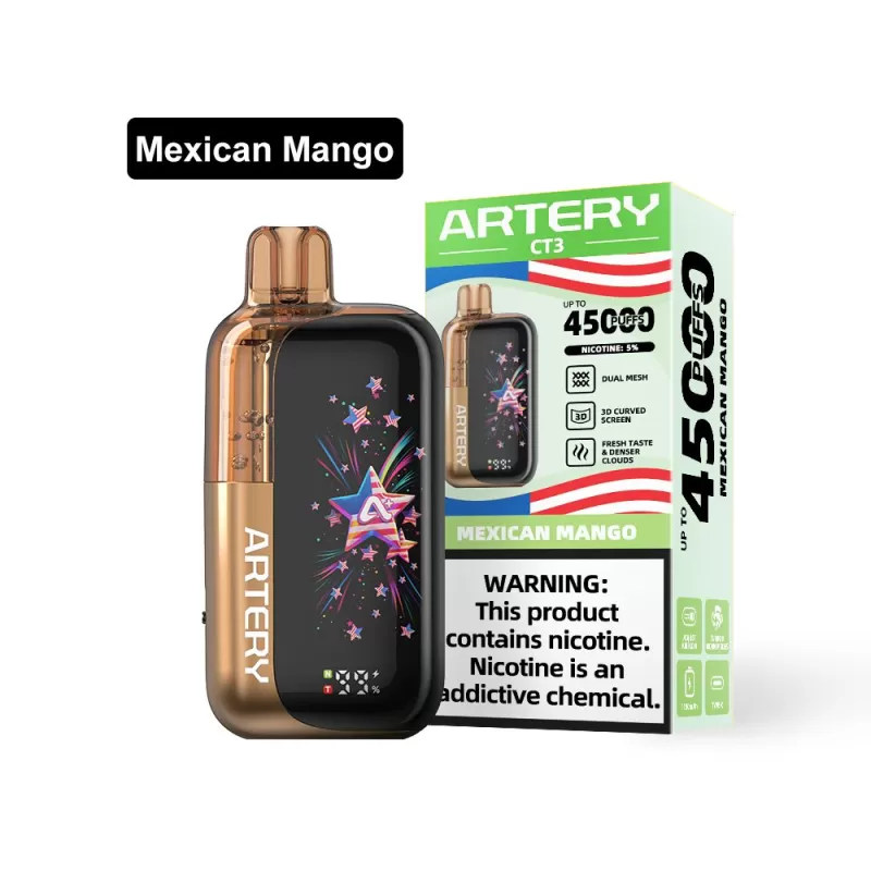 Artery CT3 45K Rechargeable Disposable Vape (45,000 Puffs) - Image 3