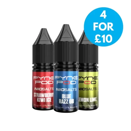 Pyne Pod 10mg (1%) Nic Salt - Vape Product; 50VG/50PG (28BC8D)