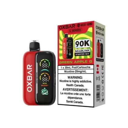 Oxbar Maglink 90K G Series Starter Kit – Green Apple G
