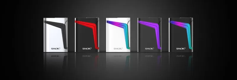 SMOK V-Fin 160W TC Box Mod 8000mAh - White and 7-Color - Image 3