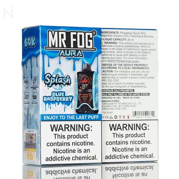Mr Fog Aura Splash Edition 60K 60,000 Puffs Disposable - 26mL - Image 2