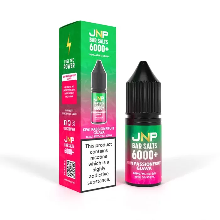 Kiwi Passionfruit Guava Nicotine Salt by JNP Bar Salts 6000+