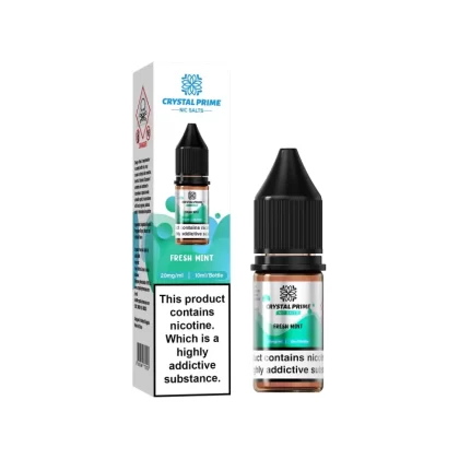 Crystal Prime 7000 Nic Salts 10ml Box of 10 - Fresh Mint / 20mg