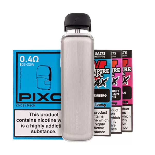Aspire Pixo Max Pod Kit Bundle - Speedy Black / 0.4ohm - Image 2