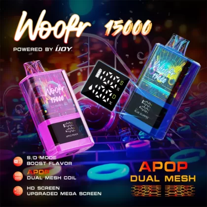 Woofr 15000 Powered by iJoy Device - 15000 Puffs