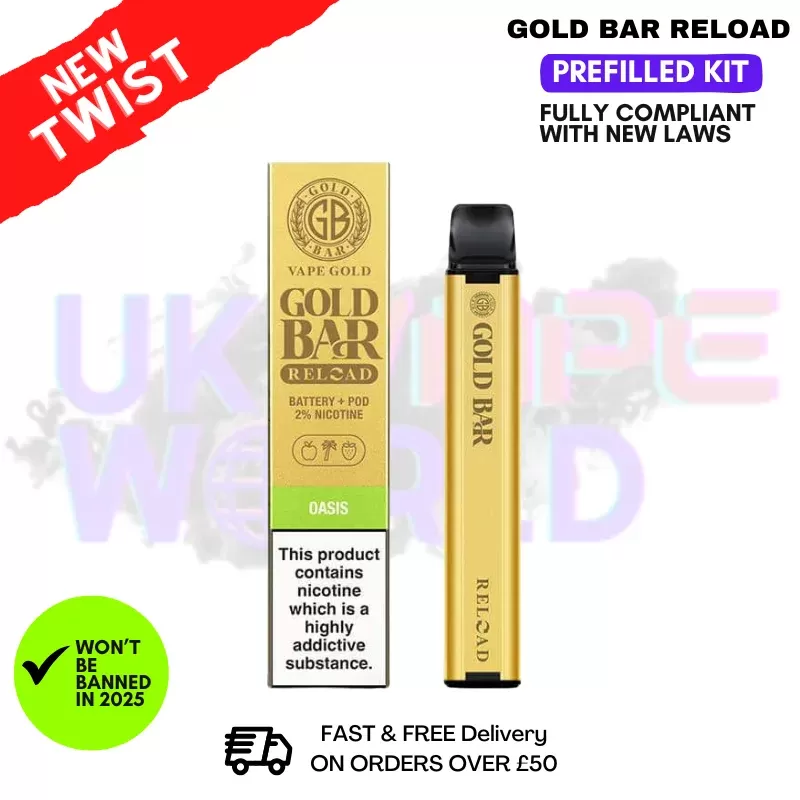 Oasis Gold Bar Reload Prefilled Pod Kit