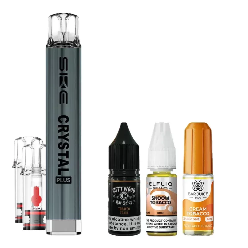 SKE Crystal Plus Tobacco Bundle - Colour#Red (EFFE63)