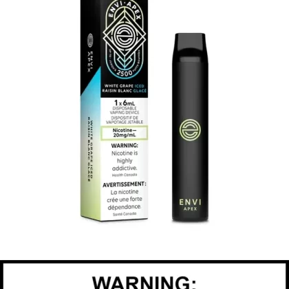 White Grape Iced by ENVI Apex Disposable Vapes