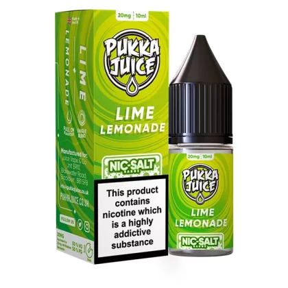 Pukka Juice Lime Lemonade Nic Salt E-Liquid - 10mg