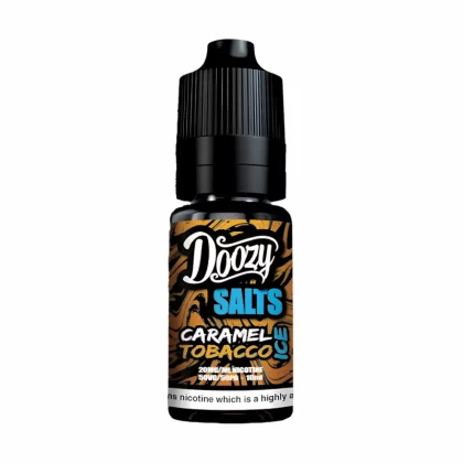 Doozy Salts Caramel Tobacco Ice Nic Salt Vape Juice - 10 Pack - Strength 20mg