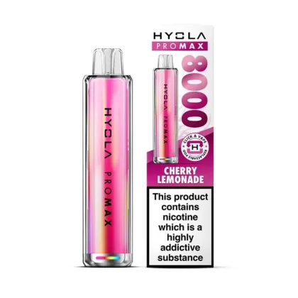 Hyola Pro Max 8000 Prefilled Pod Kit Cherry Lemonade - Nicotine Strength#20mg (9807D8)