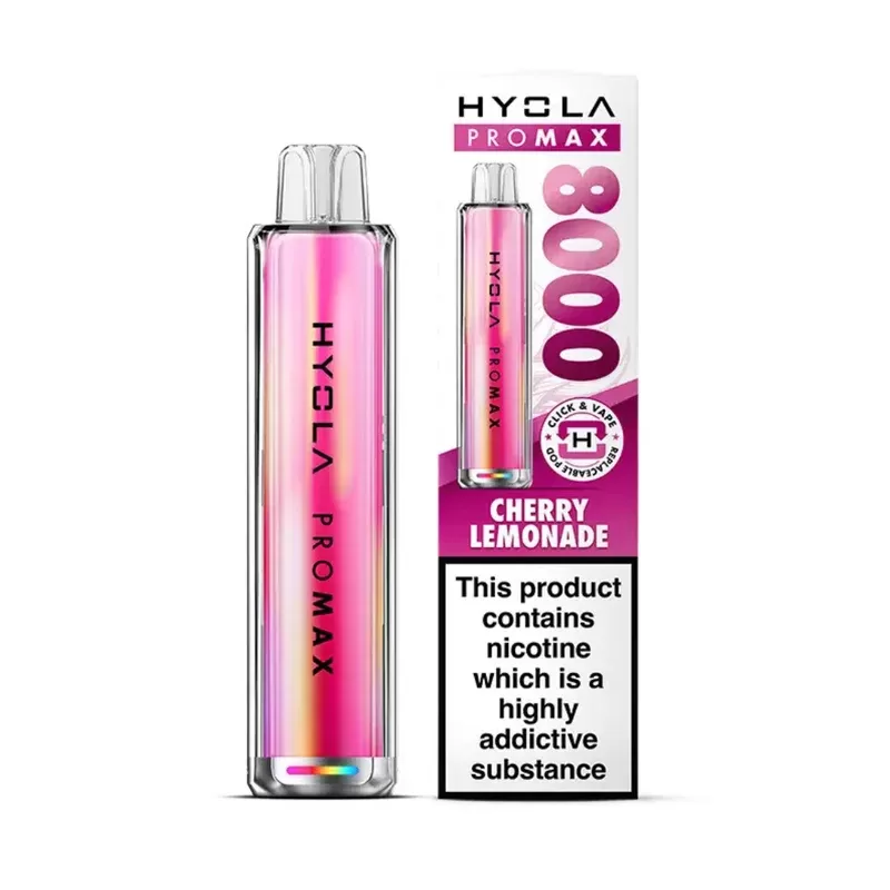 Hyola Pro Max 8000 Prefilled Pod Kit Cherry Lemonade - Nicotine Strength#20mg (9807D8)