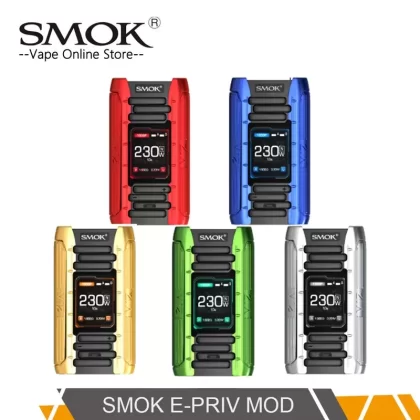 Original SMOK E-PRIV mod 230W E-Priv Box MOD Vape mod Firmware Upgradeable for Tfv12 Prince Vs Smok X-priv & G-priv 2 kit