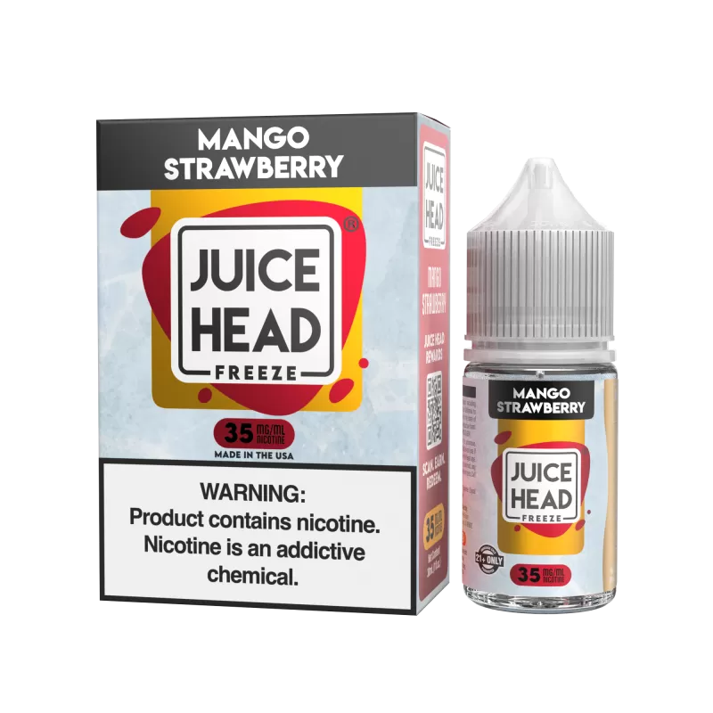 Juice Head Freeze Salt Mango Strawberry eJuice - Vape Product; Vape Product, Vape Product (D69DB3)